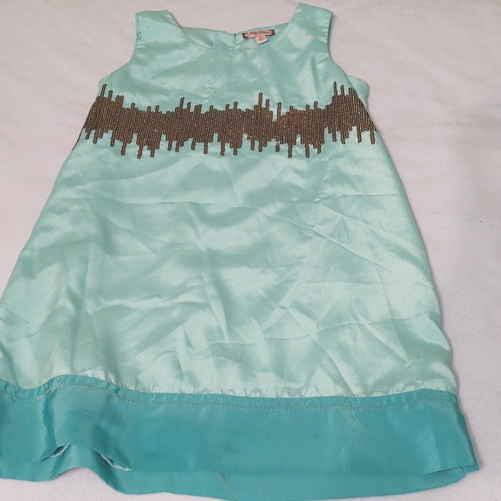 Ruby & bloom kids teal dress